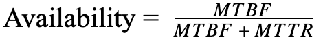 how to calculate availability in maintenance