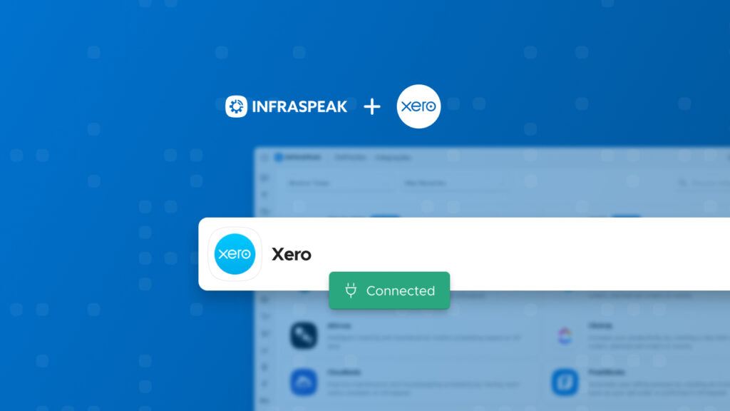 Xero and Infraspeak Integration